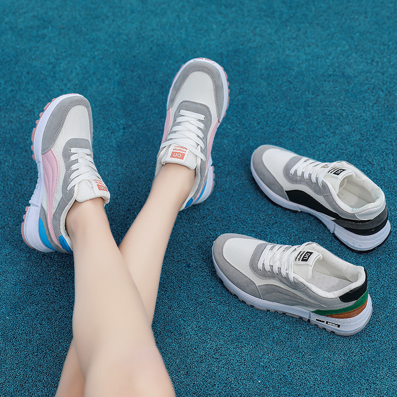 Men's Shoe Breathable Thick Soled Casual Sneakers Outdoor Running Four Seasons New Tennis Men Soft Road Running Shoes Student Casual Shoe