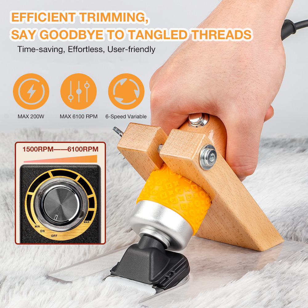 200W 110V-220V Carpet Trimmer, Animal Tufted Electric Scissors, Home Pet Hair Clipper Set, Tools