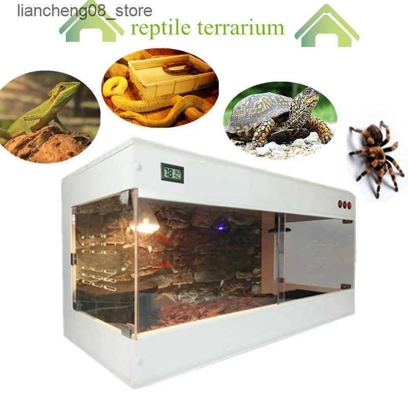 Other Pet Supplies Intelligent hot incubator cage for reptile Terrarium PVC shell breeding Terrarium ceratopsians geckos lizards snakes L240910