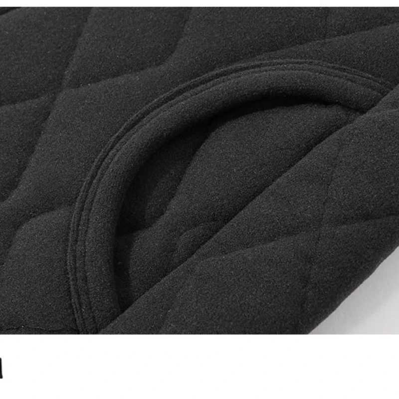 Mens Warm Vests Button Cardigans Casual Solid Plaid Jackets V Neck Windproof Single Breasted Double Sided Velvet WaistcoatXJ241221