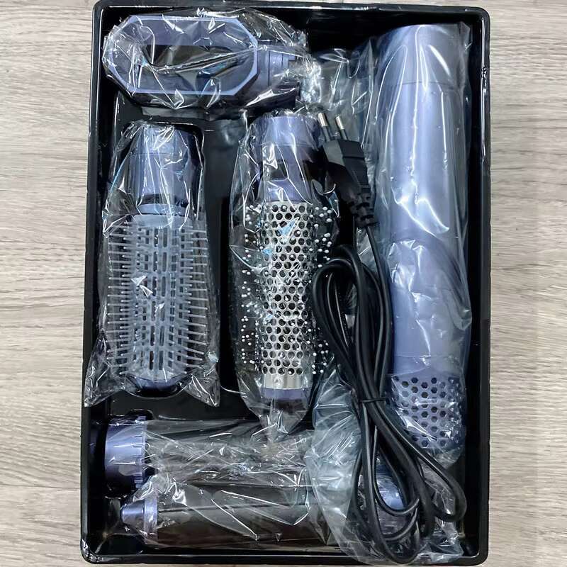 shanshi Wholesale multi-functional set dry straight 3 in 1 automatic curg iron hair salon styg hot air comb