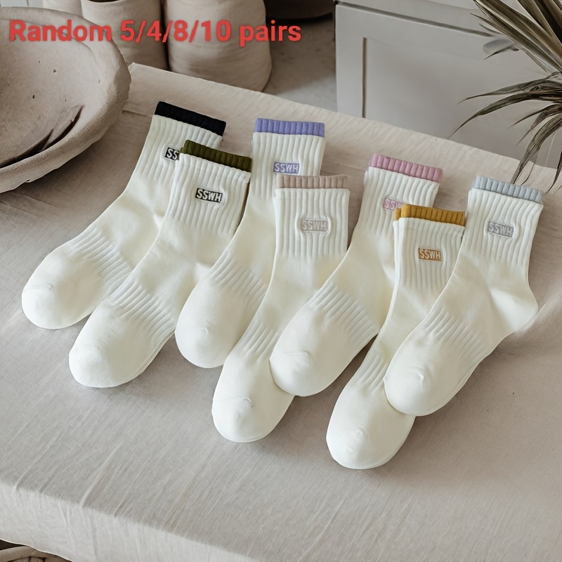 Stylish Double-Twist Fabric Women's Tights - Seasonal Pack of 5 Comfortable Layering Options hot-sale