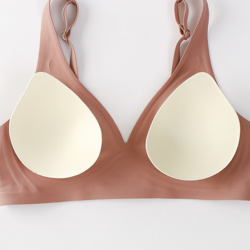 FINETOO Soft Wireless Bra Women Deep V Bras Sexy Bralette Padded Bra S-XL Female Seamless Underwear Comfortable Ladies Lingerie