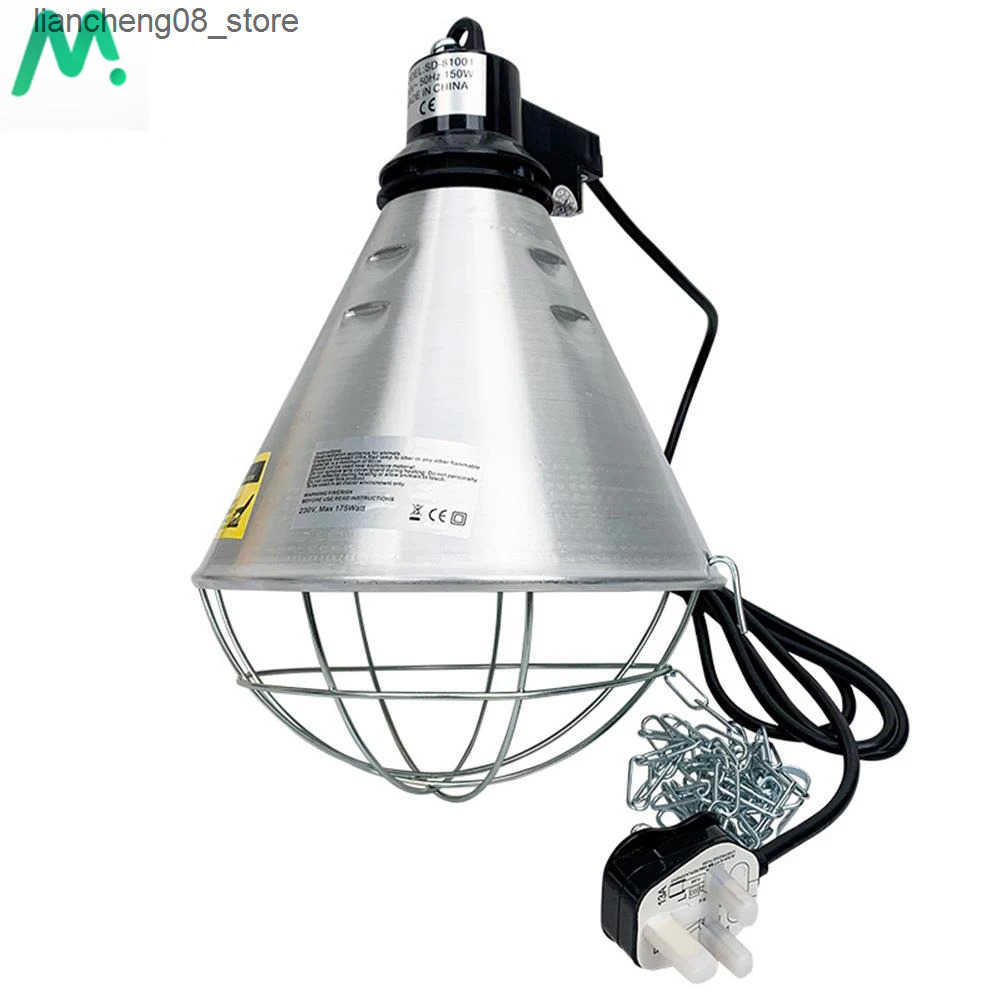 Other Pet Supplies E27 Heat Lamp Holder Insulation Heating Lampshade Brooder Poultry Pig Chicks Breeding Thermal Insulation Equipment Farm Animals L24