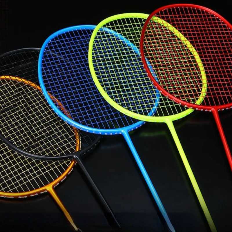 Multi color professional carbon fiber racket weighing up to 32 pounds without grip and wristband 5UW241221