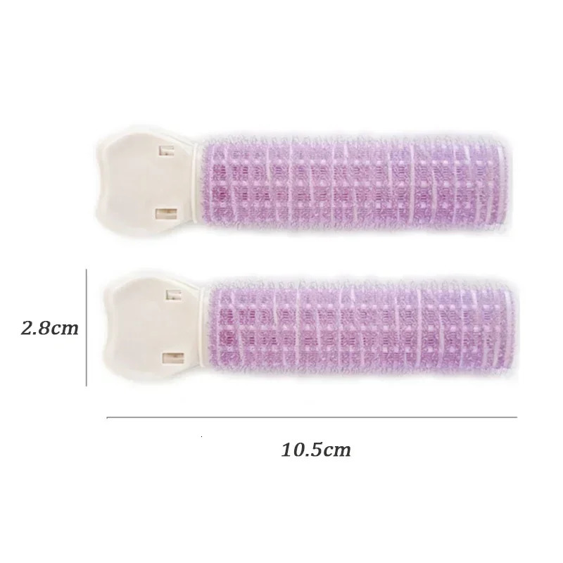 1/2pcs Self-adhesive Curling Roller Air Bangs Fluffy Hairpin Lazy Hair Curler Tube Hair Root Natural Hair Clip Pro Styling Tools 241220