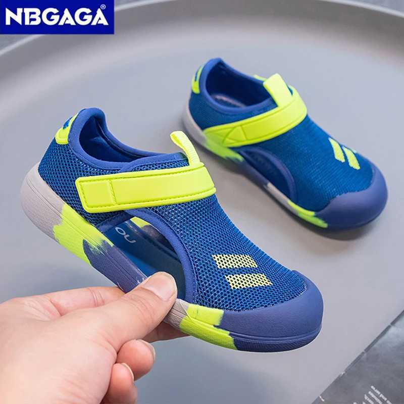 Sneakers Summer childrens sandals for boys and girls fashionable sports beach childrens shoes outdoor childrens breathable casual sandals size 23-36 H
