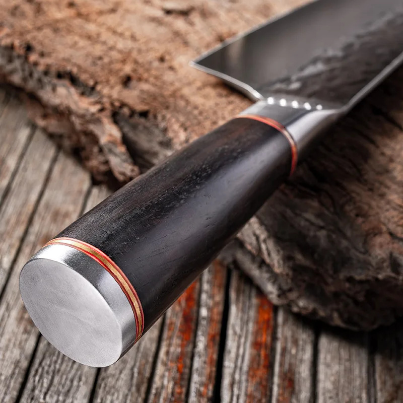 Japanese chef knife hand forged Kiritsuke kitchen knife stainless steel knife for meat fruits fish vegetables butcher knife 241220