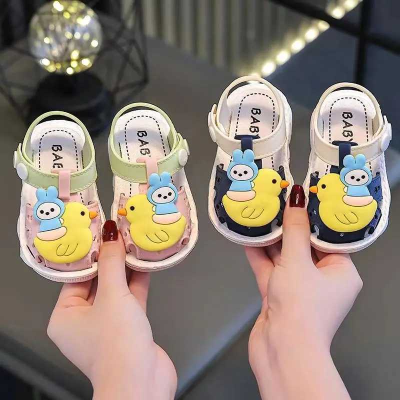 Sneakers Casual Cute Cartoon Breathable Sandals For Baby Girls Lightweight Anti Slip Sandals For Indoor Outdoor All Seasons H241221