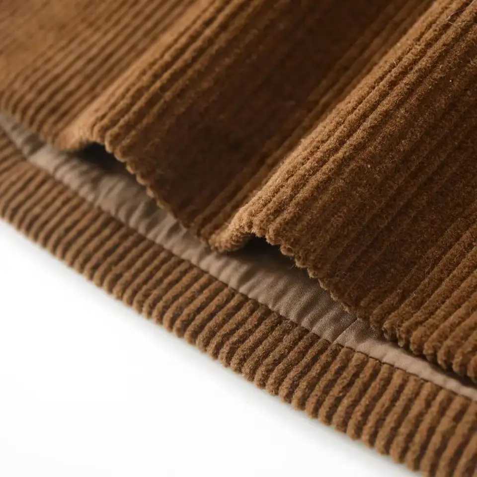 TR Woman Skirts Corduroy Mini Skirt Mid Waist Autumn Winter Warm Skirts For Women Streetwear Y2K Casual Short Skirts 1255529XJ241221