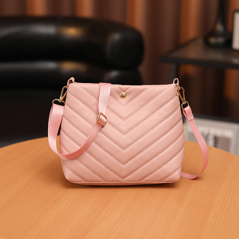New Embroidery Bucket Leather Bag Fashion Designer Multi functional Personalized Women s Shoulder Bag Trendy Crossbody Bag bag