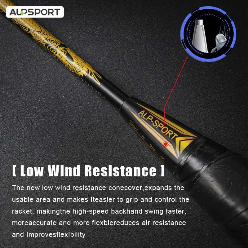 ALP TAJ 4U Badminton Stand T800 Carbon Fiber Professional Stand Ultra Light Quick Start with American String and BagW241221