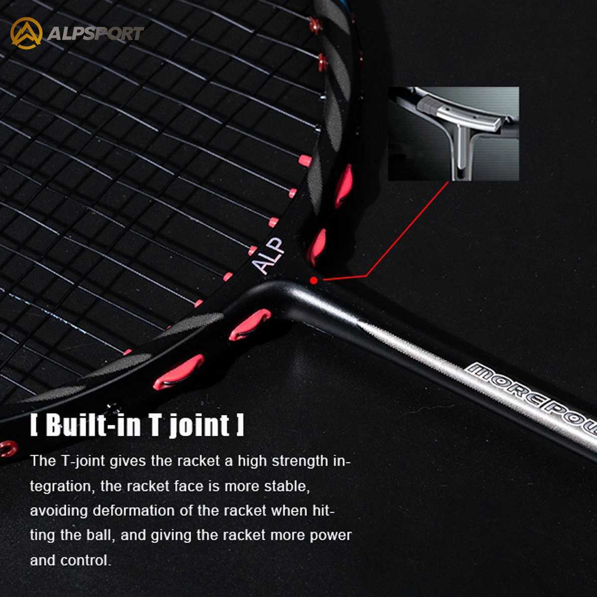 Alpsport ZY 3U Expense 90g T800 Badminton Stand Imported Original Up to 38 Pound Hit Sound Professional Carbon FiberW241221