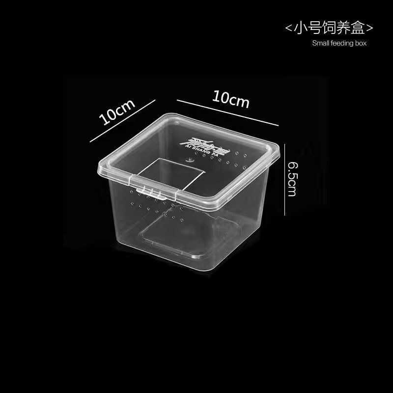 Other Pet Supplies Climbing pet feeding box turtle tank with sun terrace to avoid spiders crabs horned frogs palace keeping box snail climbing pet fee
