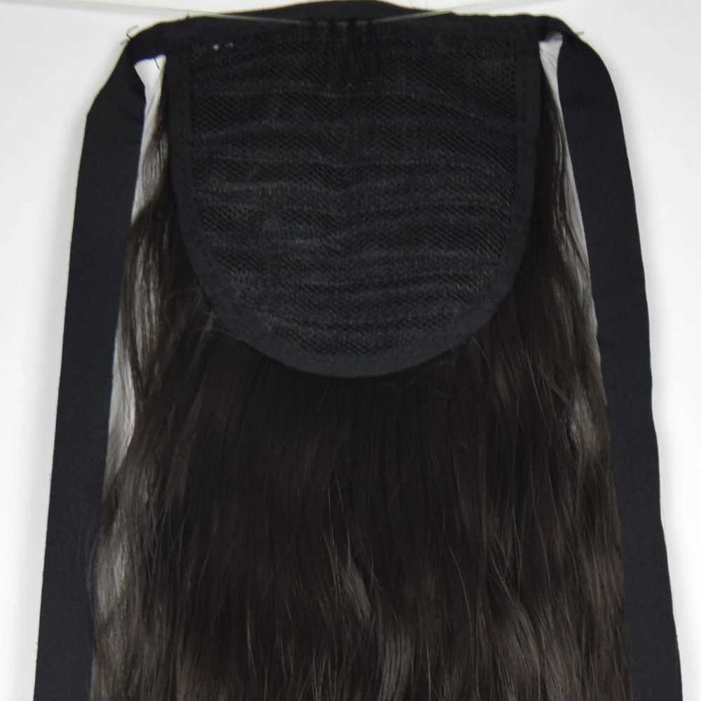 TOPREETY Synthetic Fiber Heat Resistant Kinky Ribbon Ponytail Extensions 3007XJ241221