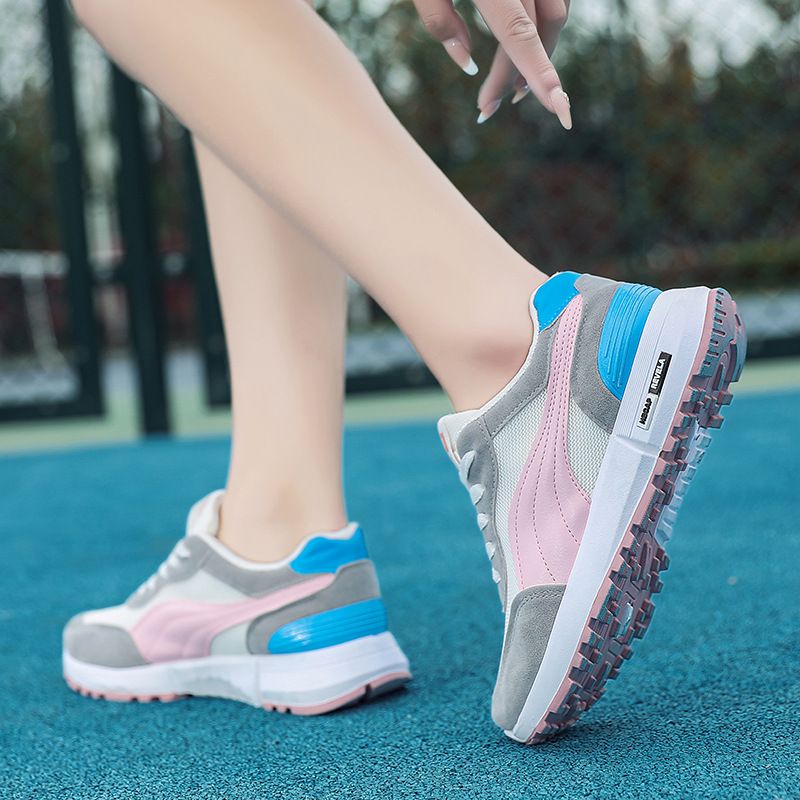 Men's Shoe Breathable Thick Soled Casual Sneakers Outdoor Running Four Seasons New Tennis Men Soft Road Running Shoes Student Casual Shoe