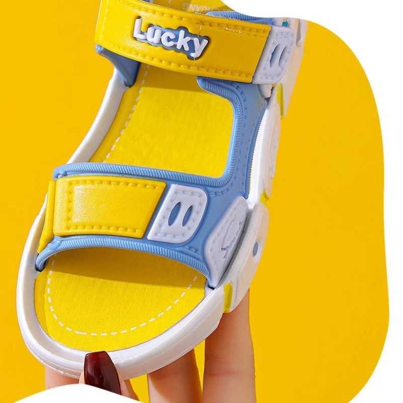 Sneakers Childrens cartoon sandals baby shoes boys soft soled rubber anti slip sandals girls sandals childrens shoes summer 2-10 years H241221