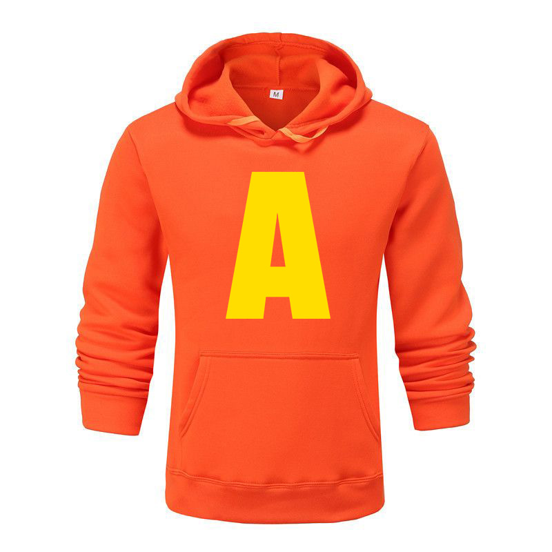 Unisex Casual Sportswear, Men's Hoody Alvin Chipmunk Halloween Costume, Women's Pullover