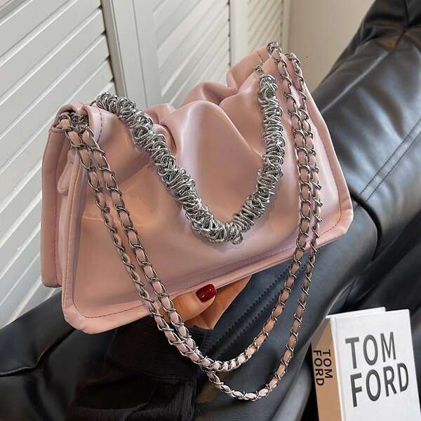2023 New Little Red Book Single Shoulder Chain Bag Premium Versatile Cocoa