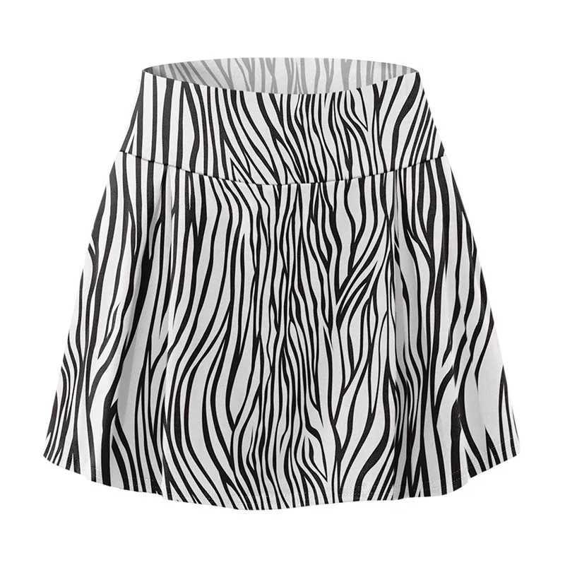 Fashion Polka Dots Floral Skirts Summer Loose A-line Half Skirt Girls Fitness Yoga Shorts Spring Summer Outdoor Beach Short SkirXJ241221