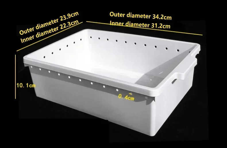 Other Pet Supplies Pet reptile PVC feeding box 6W reptile breeding tank with heating pad reptile feeding box L240910