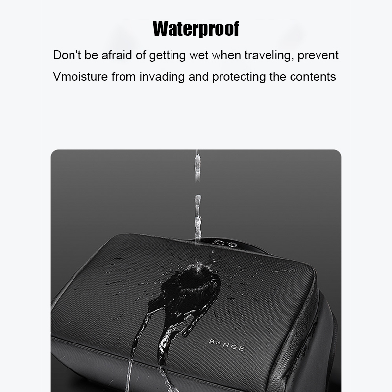 BANGE Men Toiletry Travel Ladies Cosmetic Bag Toiletries Organizer Waterproof Makeup Storage Bry And Wet Separation Handbag