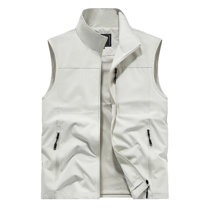 Outdoor Casual Large Pocket Fashion Coat High Quality Design Hot Street Wear Vest For Men