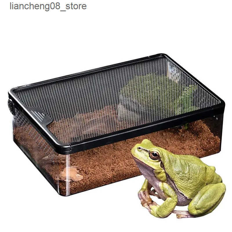 Other Pet Supplies Reptile Breeding Box Acrylic Spider Lizard Shell Insect Feeding Box Reptile Feeding Box Reptile Feeding Box L240910