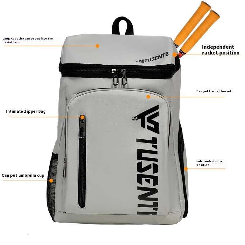 Badminton Shoulder Tennis Backpack, Women's Training New Sports Large Capacity Equipment, Racket Bag, Men's Bag