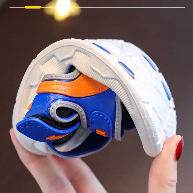 Sneakers Fashion Baby Sandals Summer Baby Girls Shoes Soft Sole Non-slip Boys Sandals Toddler Kids Beach Shoes 2-10 Years H241221
