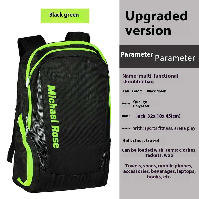 Badminton Backpack, Men's And Women's New Multifunctional Badminton 2-3 Pack, Bag, Racket Cover Bag