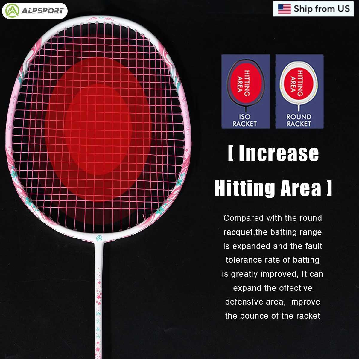 ALP TX 4U professional ultra light offensive badminton racket T800 carbon fiber imported carbon fiber original imported from the United StatesW241221
