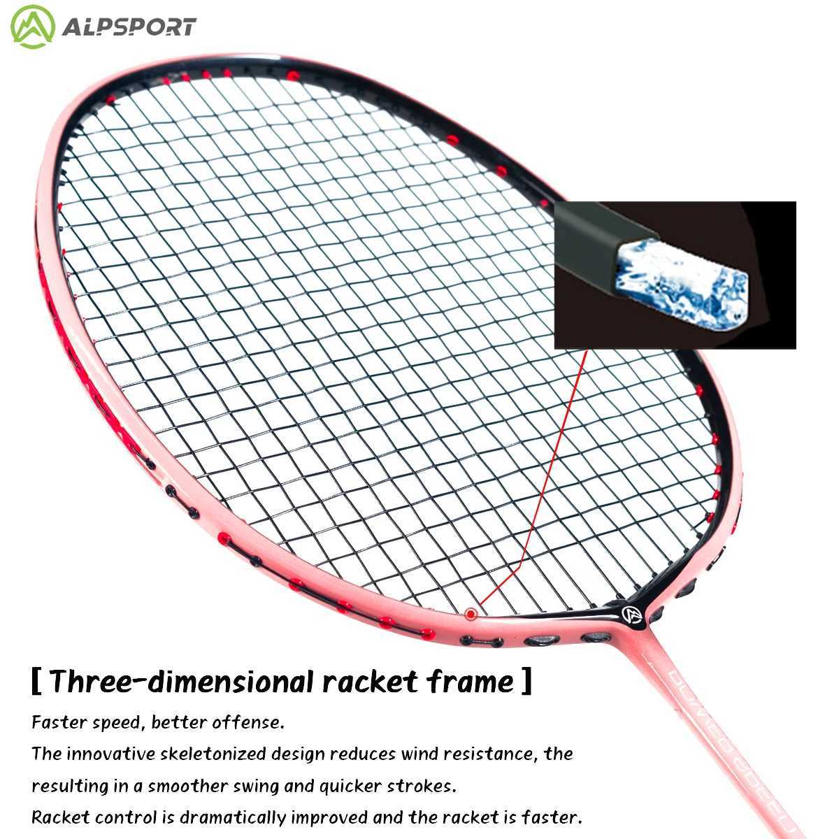 ALP V5 2.0 Ultralight 4U Offensive Badminton Stand Made of Carbon Fiber ALPSPORT RekettW241221