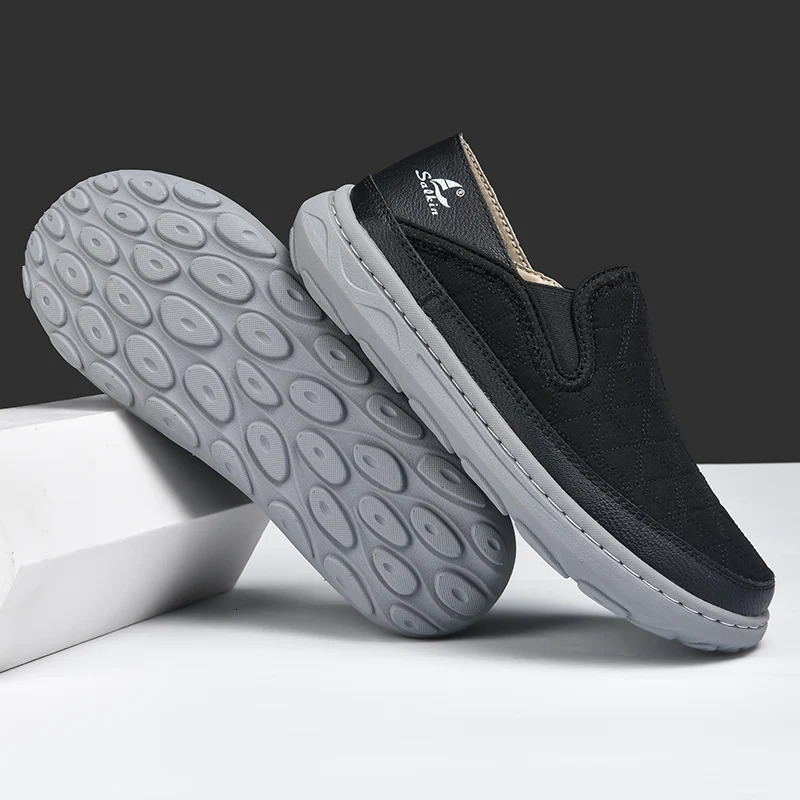 autumn breathable sports shoes mens casual shoes lightweight sliding boots mens outdoor shoes walking elastic sports shoes 241213