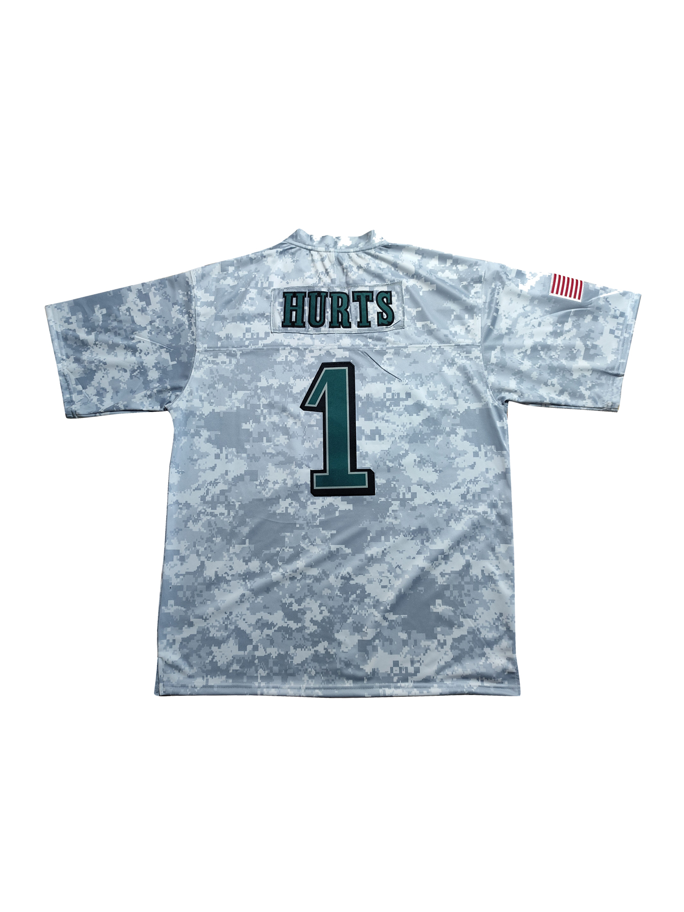 Mens Football Jersey 1 HURTS 26 BARKLEY 62 KELCE V-Neck Sports Top with Alphabet Pattern Casual Breathable Knit Fabric Four Seasons Party & Sports Occ