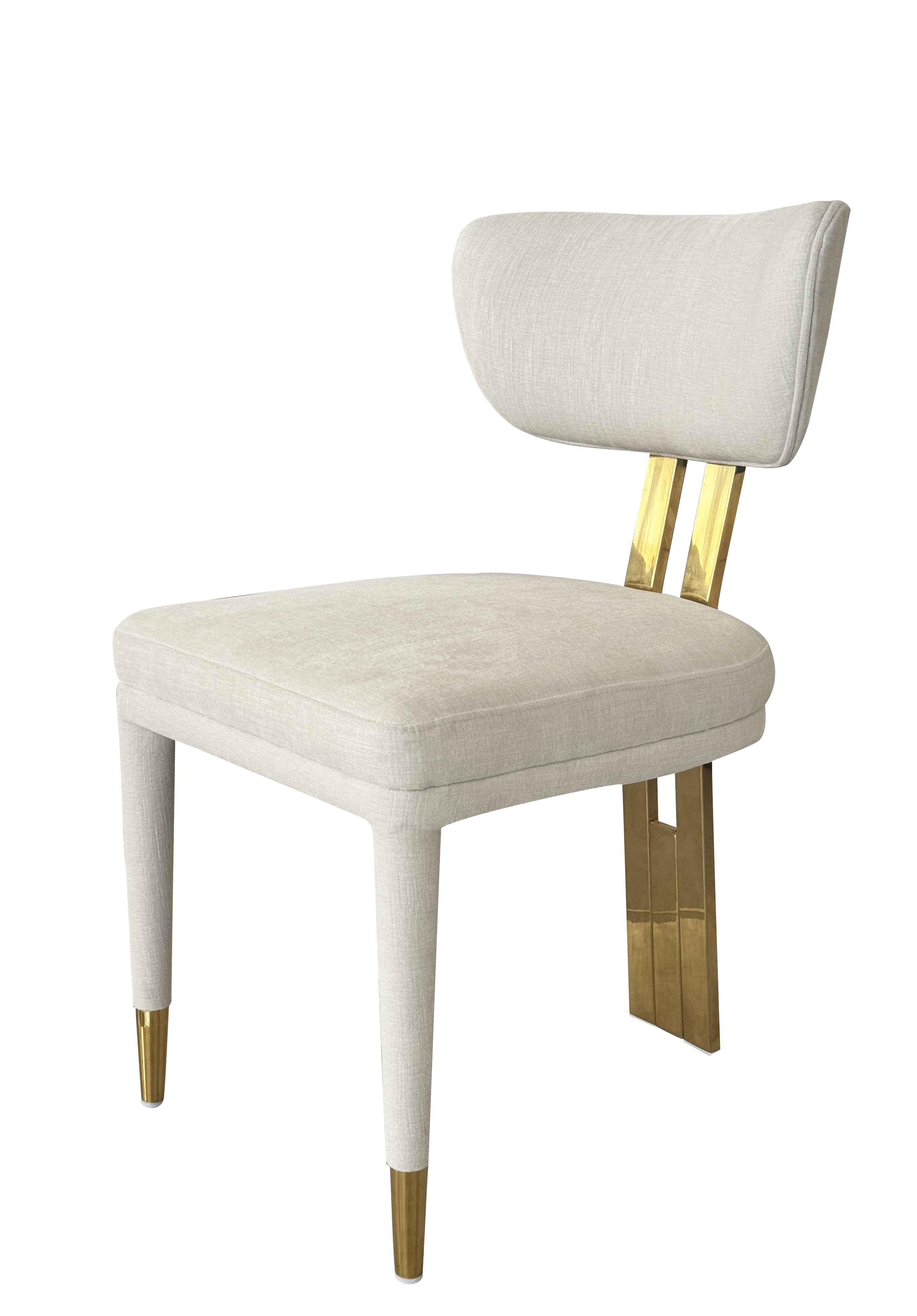 Atelier Dining chair - Beige and Gold