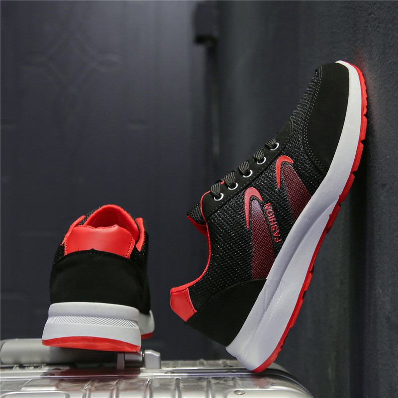 2025 free shipping Men Run Sneakers Lace up Walking Basketball Sports Road Running Shoes Student Casual Shoe