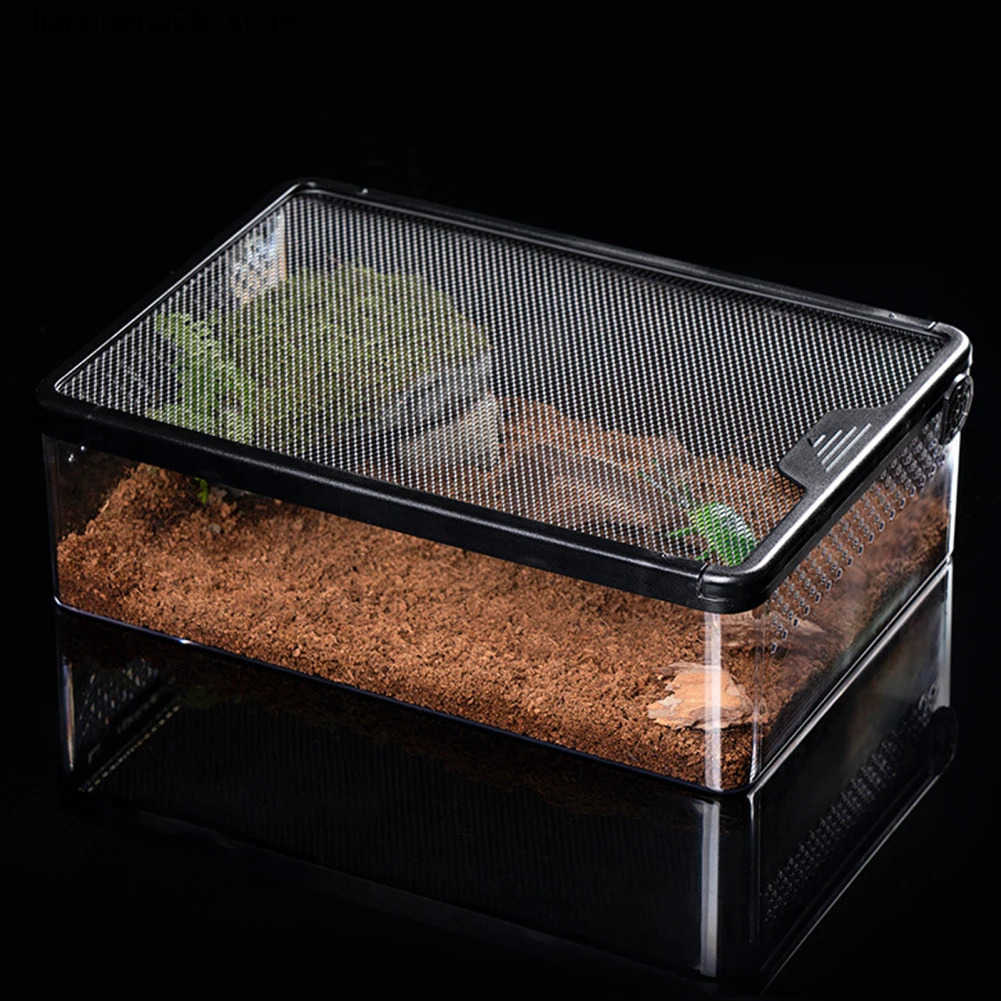 Other Pet Supplies A panoramic aquarium with breathable turtle jars fish tanks multifunctional areas and small pet reptile boxes for reptiles L240910