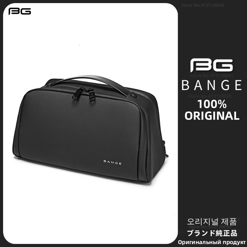 BANGE Men Toiletry Travel Ladies Cosmetic Bag Toiletries Organizer Waterproof Makeup Storage Bry And Wet Separation Handbag