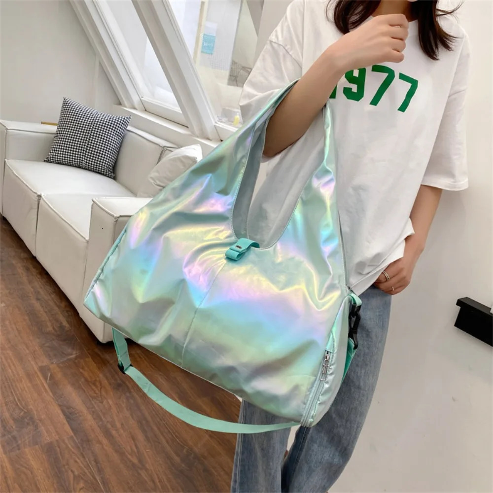 Great gloss fitness bag waterproof travel and leisure cross body bag yoga pad shoulder strap with multiple pockets sports and fitness training bag 241