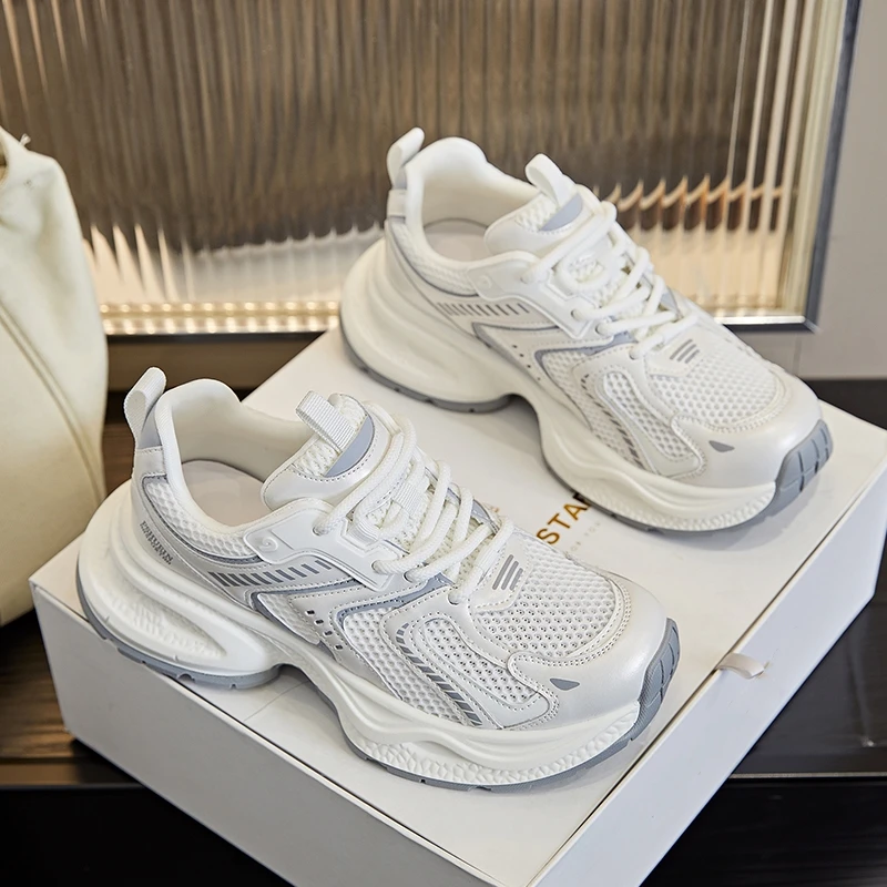 AIYUQI Thick-soled Women'ssneakers Shoes Breathable Casual Running Shoes Women Comfortable Student Shoes
