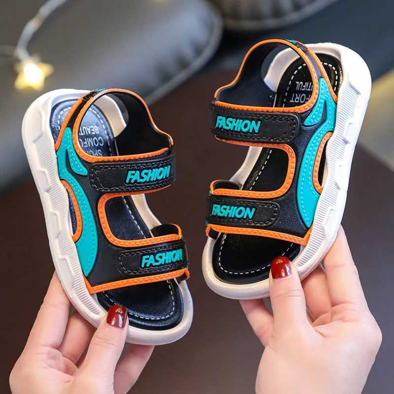 Sneakers Fashion Baby Sandals Summer Baby Girls Shoes Soft Sole Non-slip Boys Sandals Toddler Kids Beach Shoes 2-10 Years H241221