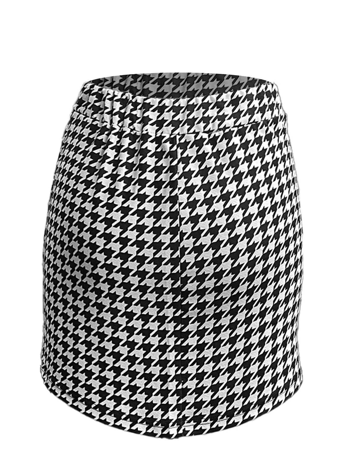 Qianniao style ele elastic waist half skirt hip hing high waist short skirtXJ241221