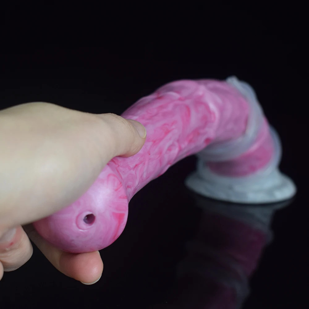 Animal Long Horse Dildo Wolf Dog Knot Squirting Ejaculation Fake Penis Anal Sex Toy for Women Vaginal G-spot Clitoral Stimulator 241220 - view 6