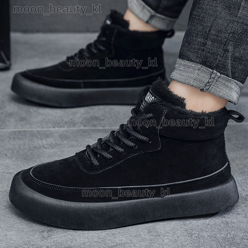 designer boot 2024 Winter New fashion Men's Snow Boots With Velvet Thickened Men's Shoes Warm high quality Cotton Shoes Men's Large Cas