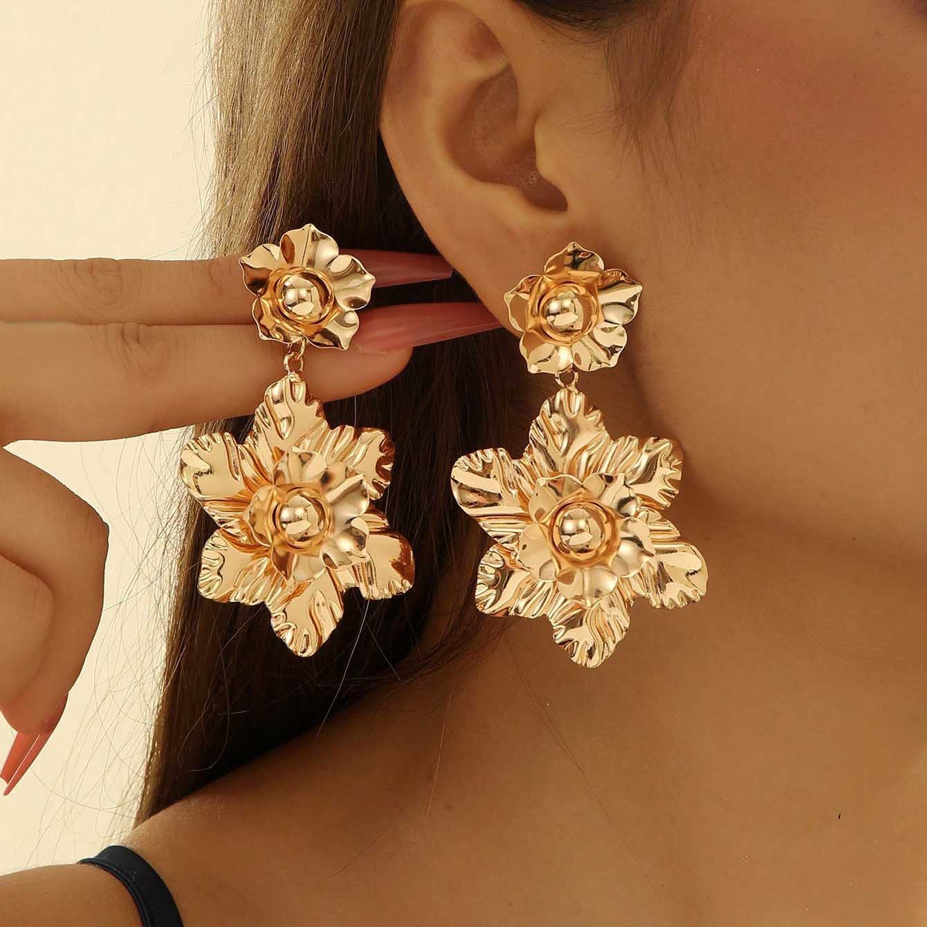 Stud Dangle Silver Pink Small Filigree Girls Casual Party Mid Jewelry for Ears Earrings