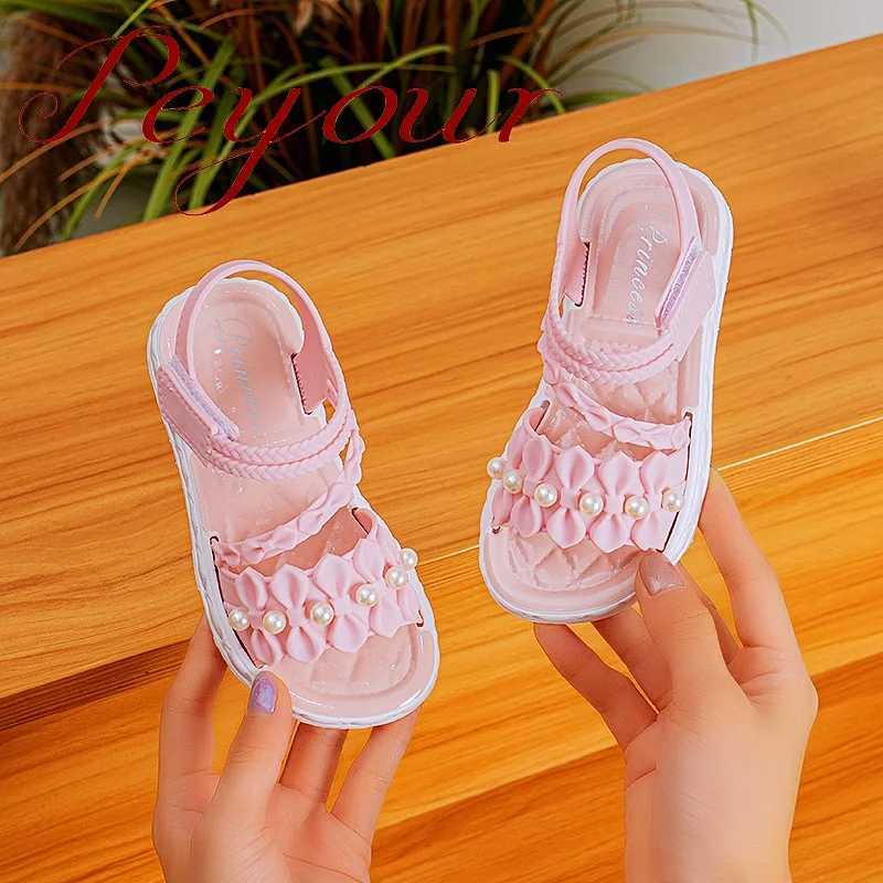 Sneakers Trendy Cute Solid Color Open Toe sandals are suitable for girls breathable lightweight and durable sandals suitable for all seasons H241221