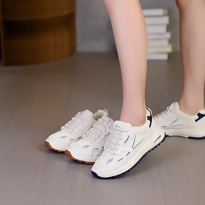 2025 Thick Sole Mens Sneakers Fashion Man Shoe Versatile Vulcanized Shoe Lace Up Outdoor Running Shoes