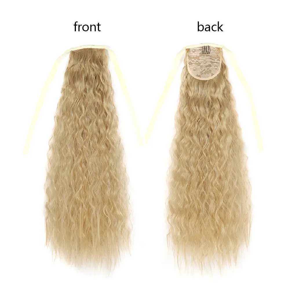 False Hair Tail Hair 22 Ponytail In Straight Clip Hairpiece With Hairpins Synthetic Pony Tail Hair Extensions For WomenXJ241221