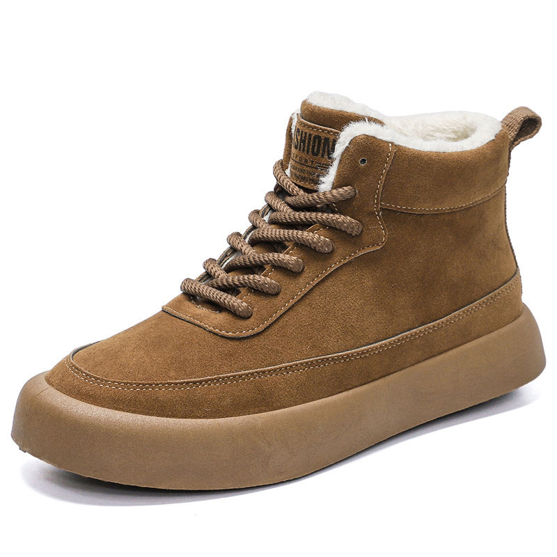 designer boot 2024 Winter New fashion Men's Snow Boots With Velvet Thickened Men's Shoes Warm high quality Cotton Shoes Men's Large Cas